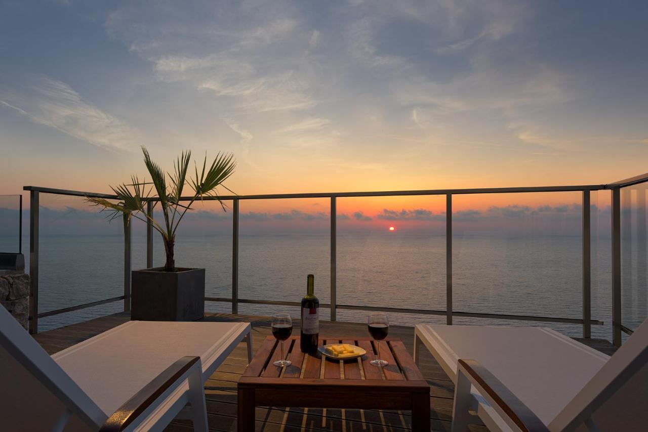 Kathisma Bay Villas - Luxury Villas - Villa Helios Kalamítsi エクステリア 写真