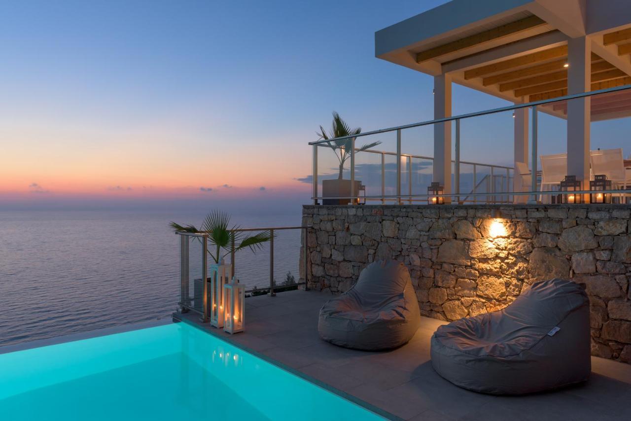 Kathisma Bay Villas - Luxury Villas - Villa Helios Kalamítsi エクステリア 写真
