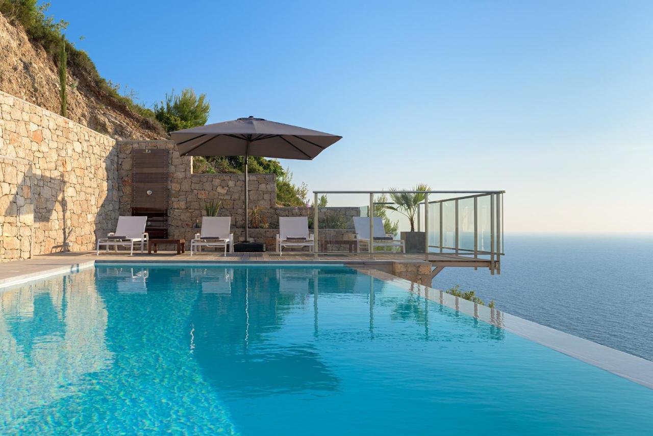 Kathisma Bay Villas - Luxury Villas - Villa Helios Kalamítsi エクステリア 写真